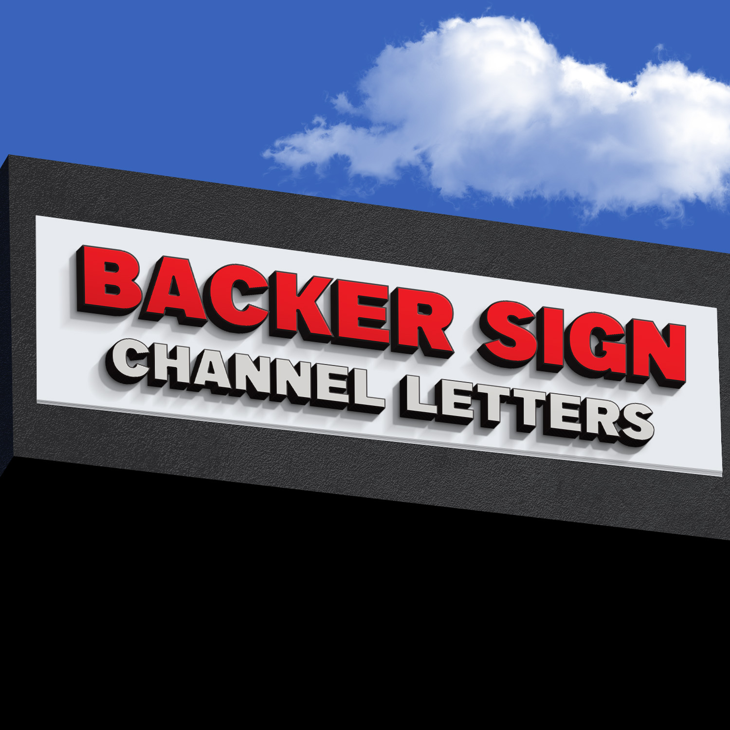 Backer Sign