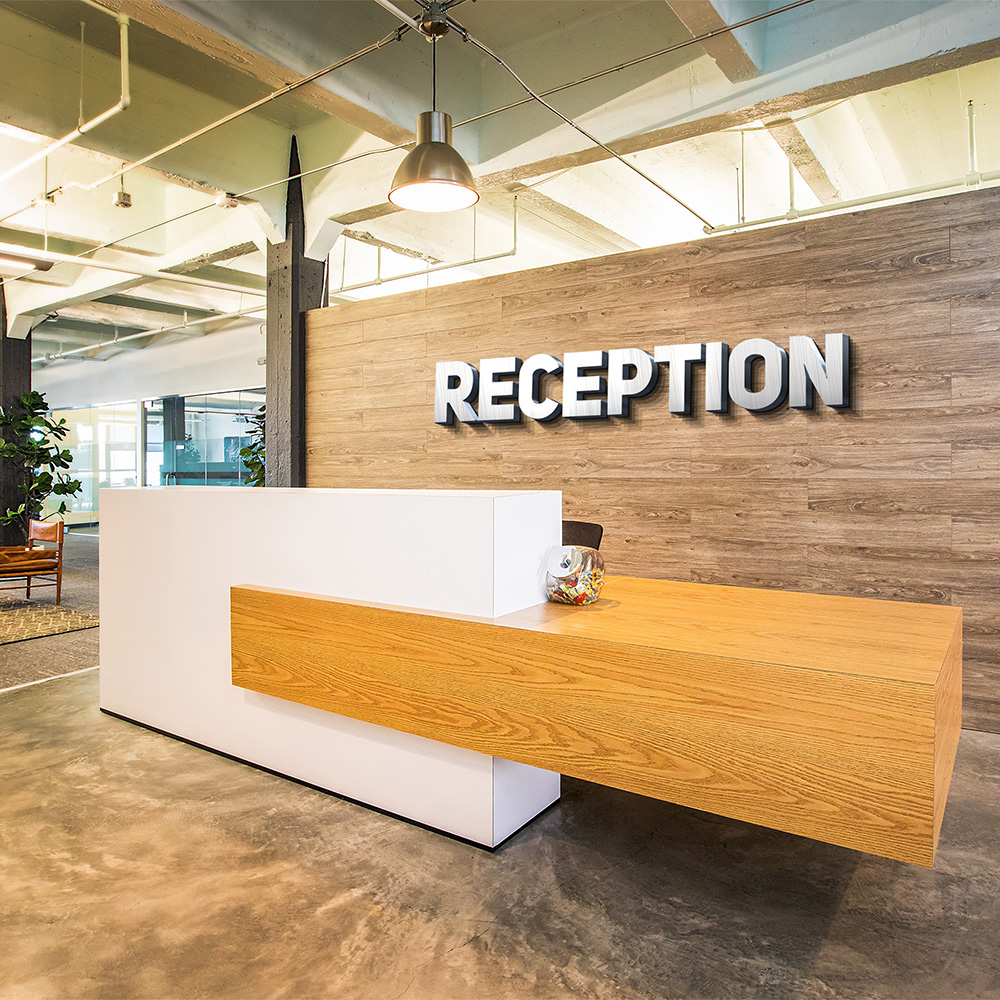Reception Sign