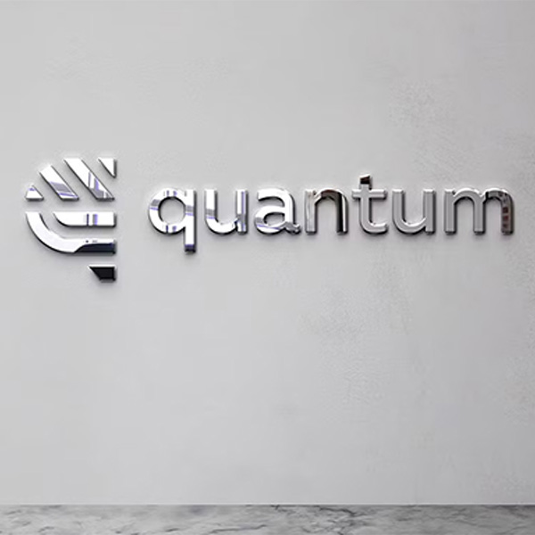 Reception Sign Mirror Finish